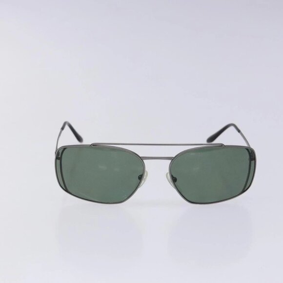 PRADA Sunglasses Metal Silver Auth BA5379 - Picture 2 of 12
